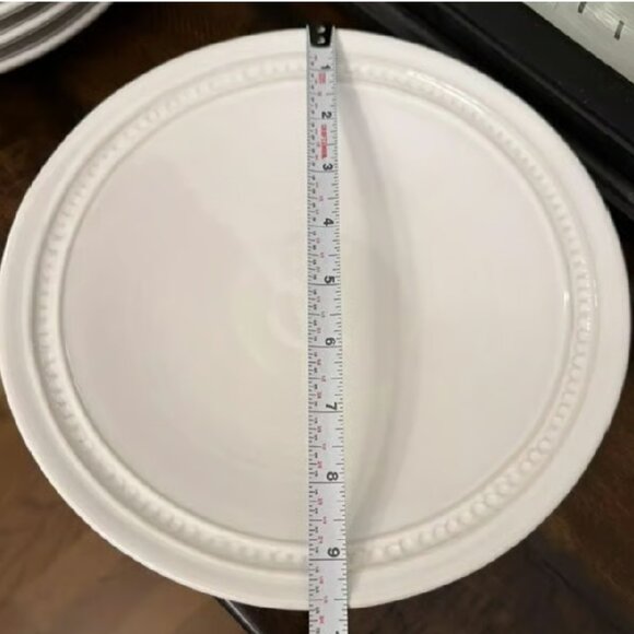NEW S/4 Williams-Sonoma Castellano 9.5" Low Shallow Pasta Bowls White Stoneware - Picture 3 of 5
